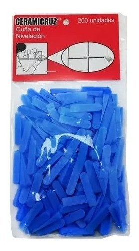 Separador Mini Cuña Para Zocalo Paquete X200u Ceramicruz 0