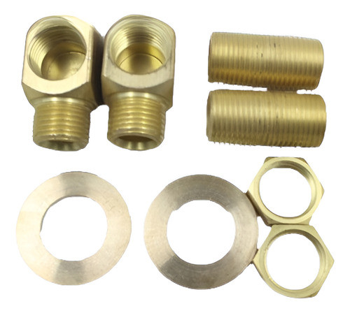 1/2  Codo Corto Npt Hembra X Macho, Kit De Instalación De Gr 0