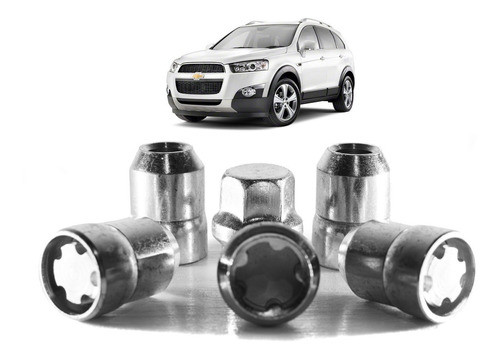 Tuercas Bulones De Seguridad Antirrobo P/ Chevrolet Captiva 0