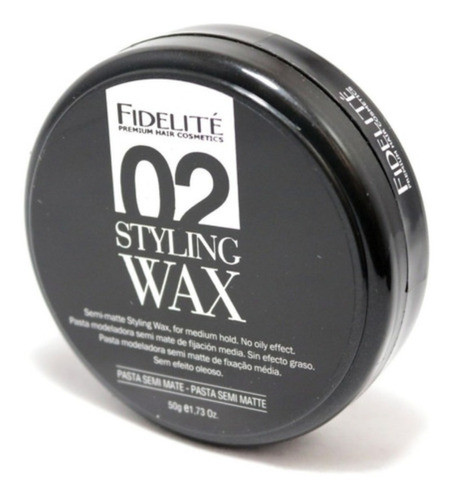 Pasta Semi Matte 02 Styling Wax 50g Fidelite Peinado Hombre 1
