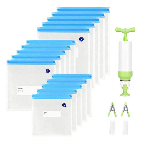 Bolsa Sous Vide 15 Sacos Seladores Reutilizáveis A 1