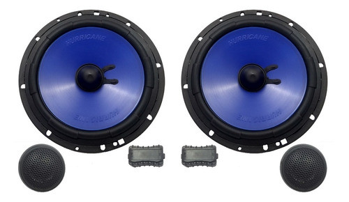 Kit Duas Vias + Alto Falante Quadriaxial Gm Onix 260w Rms 1