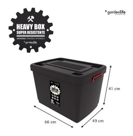 Caja Organizadora Organizador 95 Lts. Heavy Box 1