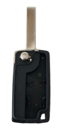 Carcasa Llave Peugeot 307, 308, 407,607 3 Botones Flip+logo 1