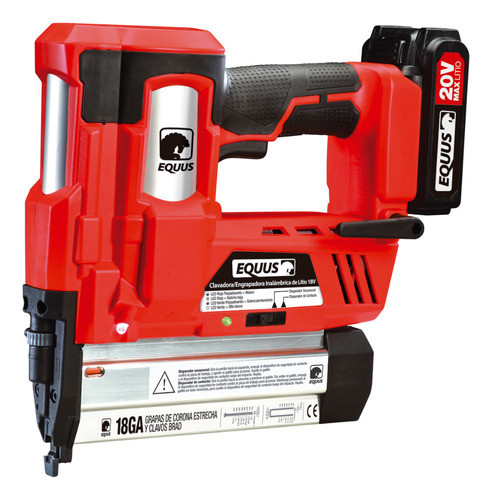 Clavadora Grapadora Inalámbrica 20v Equus 0