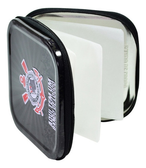 Presente Corinthians Timão Porta Cd De Metal Para 24 Cds 1 Presente Corinthians Timão Porta Cd De Metal Para 24 Cds 1