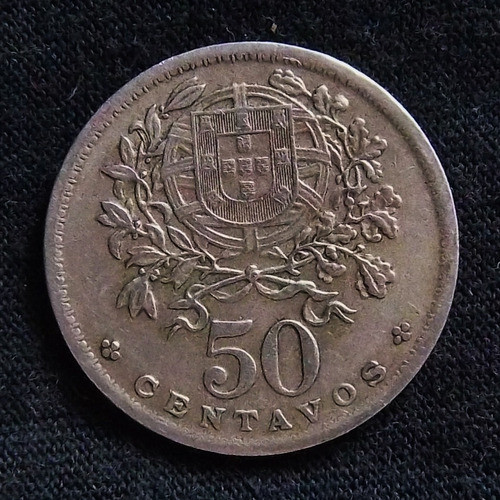 Portugal 50 Centavos 1945 Mb Km 577 1
