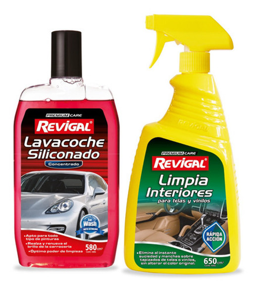 Shampoo Lavacoche Y Limpia Interiores Revigal 0