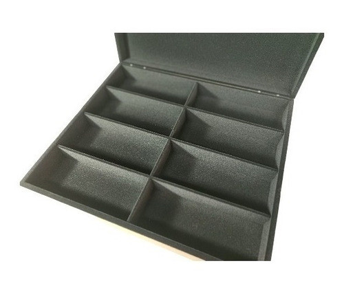 Caixa Em Mdf Para 8 Óculos Flocada Com Veludo 130 0