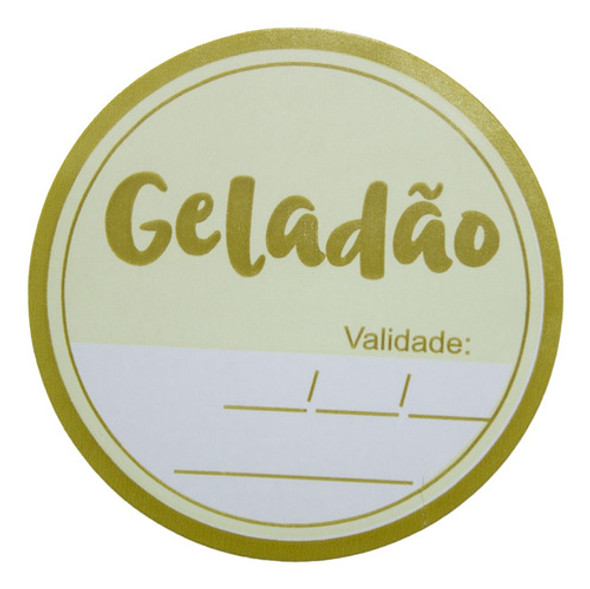 10000 Adesivos Etiquetas Adesivas Geladão 4cm 0