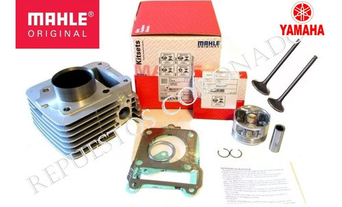 Cilindro Piston Juntas Válvulas Yamaha Ybr 125 Mahle Brasil 0