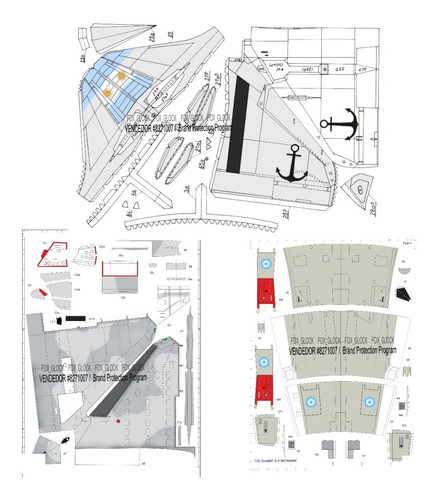 A4 Skyhawk Argentina Pack Escala 1.33 Papercraft 1