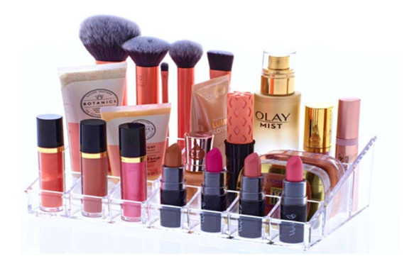 Organizador De Maquiagem Cosméticos Acrílico 22x12,5x8cm 1