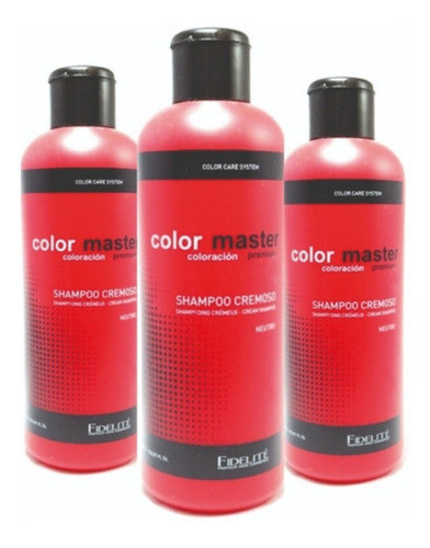 Shampoo Color Master Neutro - Fidelité X 3und. 0