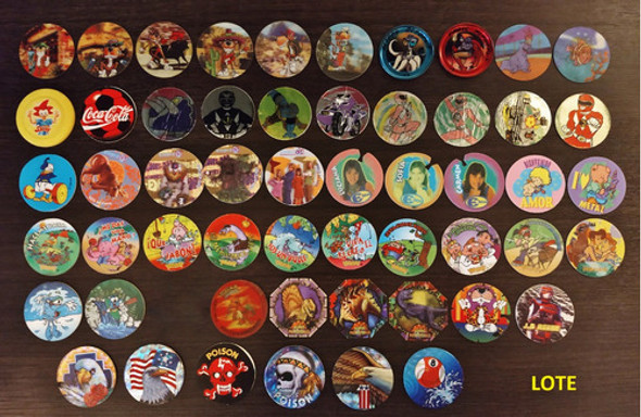 Lote Tazos Varias Colecciones 90s Pepsico Cebollitas Yummy 0