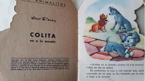 4 Libros Infantiles,antiguos,walt Disney, 1961 1