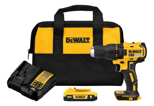Taladro A Bateria Inalambrico Dewalt 20v Bolso Mandril 1/2 0