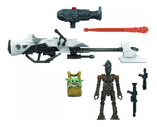 Star Wars Mission Fleet Speeder Bike Ig-11 And The Child 0