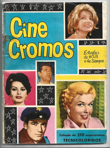 Álbum Figurinha - Cine Cromos - Artistas Cinema Tv Ano 1963 0
