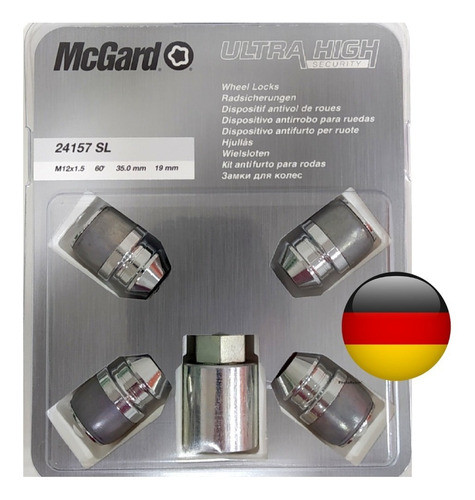 Tuercas Antirrobo Mcgard Giratoria Ford Ecosport  Mondeo Ka 0