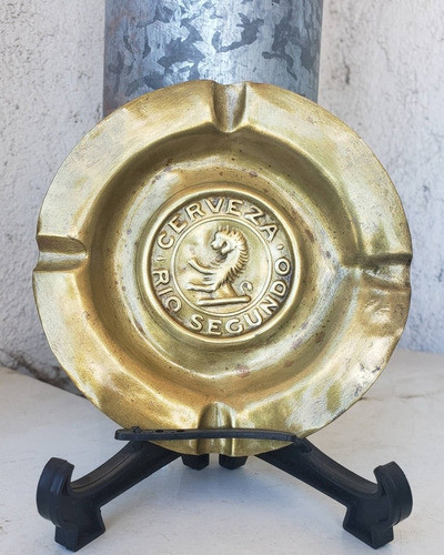 Antiguo Cenicero Primer Logo Cervecería Rio Segundo 0