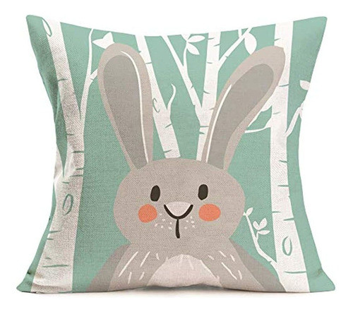 Fukeen Set De 4 Fundas De Almohada Animal De Dibujos Animado 0