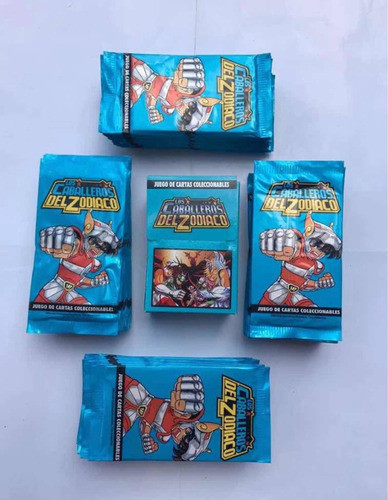 100 Sobres Cartas Caballeros Del Zodiaco 1