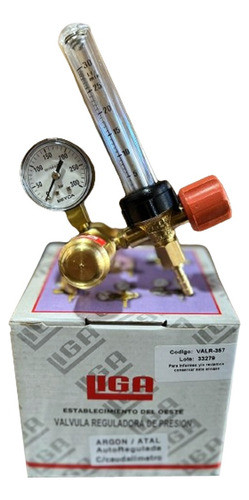 Regulador Liga Autorregulado Para Argon Con Caudalimetro 0