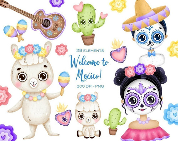 Cliparts Imagenes Png Catrinas Mexicanas Cactus Is44 1