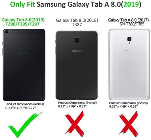 Funda Protector Samsung Galaxy A8 2019 Sm-t290/t295 Turquesa 1