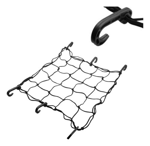 Rede Elástica Moto Bagageiro Baú Aranha Redinha Capacete 42x 0