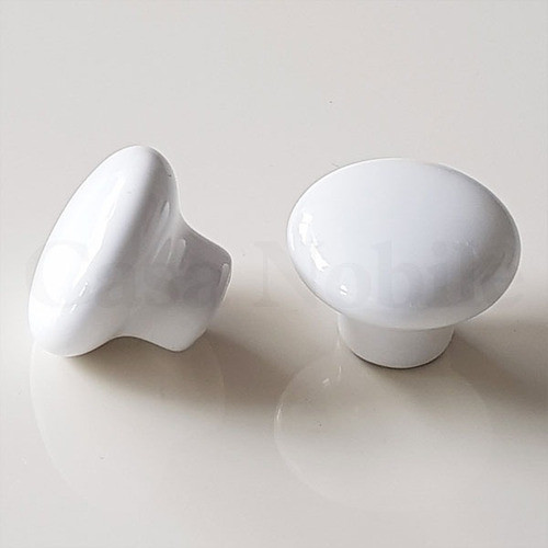10 Puxador Porcelana Cerâmica Gaveta Armário Móveis 32 C1301 0