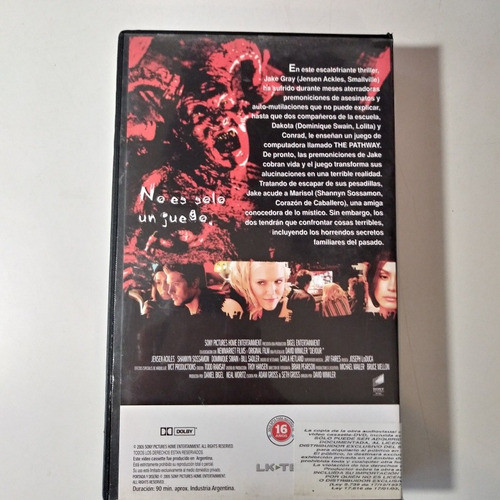 Pesadilla (devour) Tu Peor Miedo Pelicula Video Vhs Cassette 1