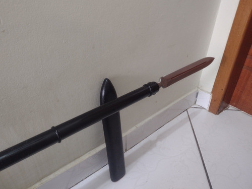 Samurai Ninja Lança Yari Artesanal Para Treino 0