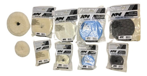 Kit Pad Roto Orbital Cordero Y Espuma 5 Pulgada Y 3 Pulgada 0