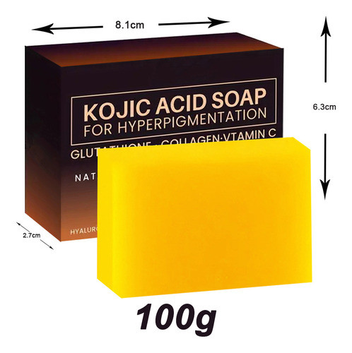 Sabonete De Ácido Kójico Branqueador De Açafrão 100g* 6 1