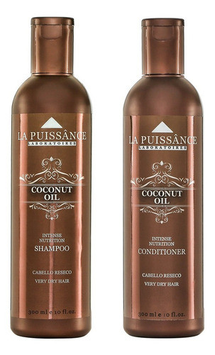 Kit Shampoo Acondicionador 300ml Coconut Oil La Puissance 0