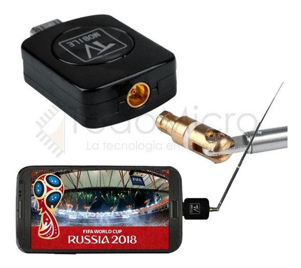 Hdtv Antena Sintonizador Tv Digital Gratis En Celular Gtia 1