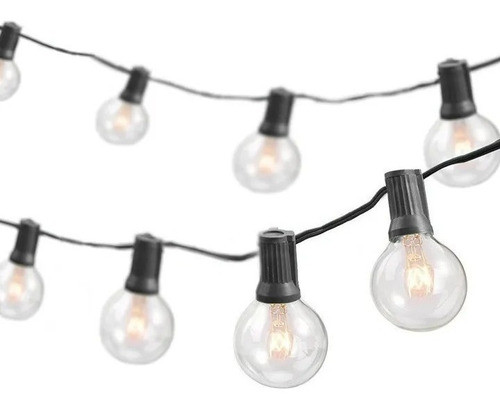 Guirnalda Guia Vintage Simona Exterior 7.62mts 20 Luces + 2 0