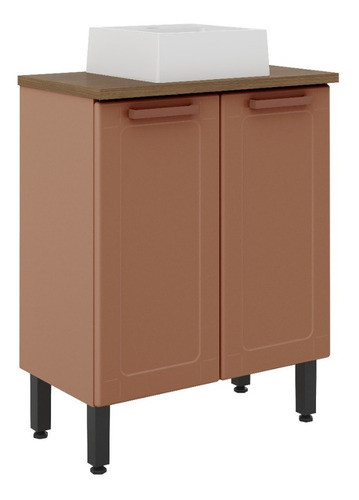 Mueble De Baño + Bacha, 100% Acero, Armado Gratis - Ártico 0