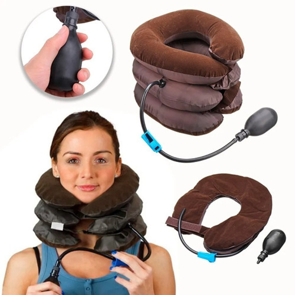 Colar Cervical Inflável De Pescoço Alívio Portátil Almofada 0 Colar Cervical Inflável De Pescoço Alívio Portátil Almofada 0