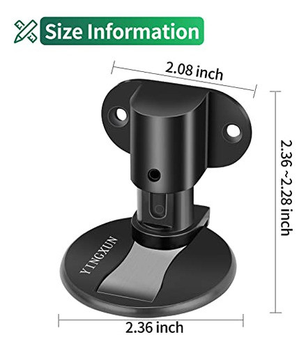 2 Topes Magneticos Para Puertas Aleacion De Zinc Premium. 1