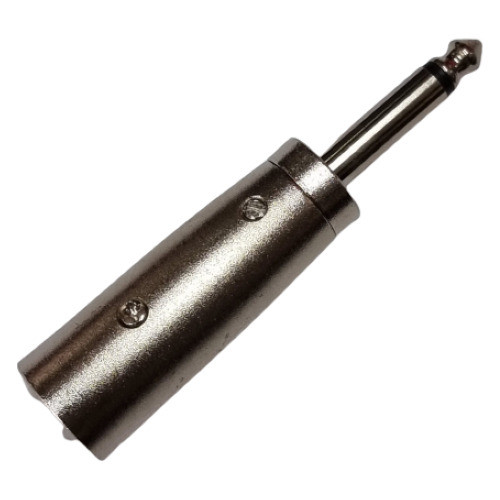 Plug Adaptador Xlr Macho Para P10 Mono Metal Profissional 1
