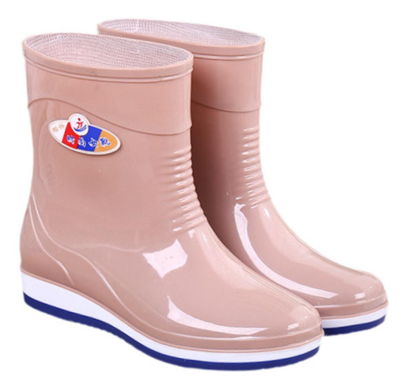 Botas De Chuva De Cano Médio Soft Botas De Jardim 36 0