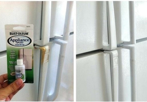 Retoque Pintura Electrodoméstico Blanco Esmalte Rust Oleum 1