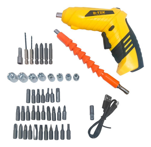 Kit Mini Parafusadeira Elétrica [3,6v] O + Completo 0