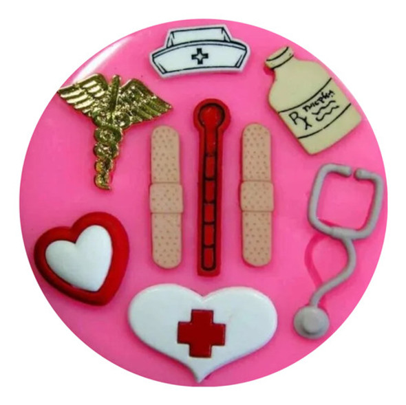 Molde De Silicone Medico,medicina, Formatura Confeitaria 0