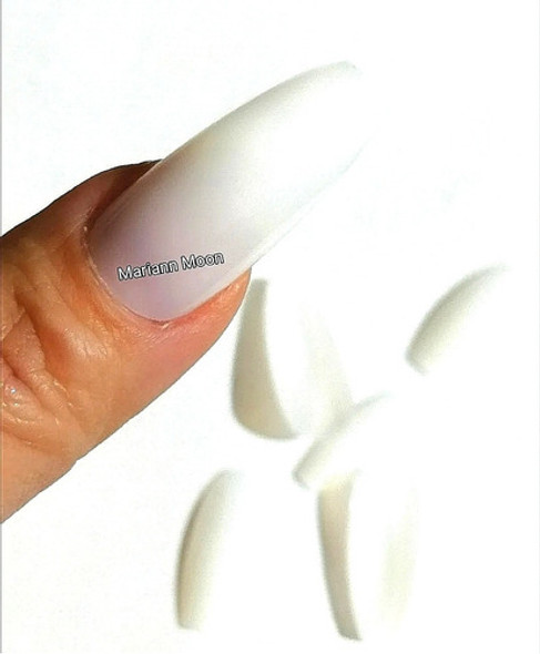 Uñas Postizas Largas Stiletto Caja Acrílica X100 Profesional 1