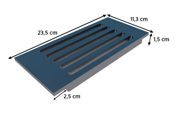 Grelha Cinzeiro Ferro Para Fogão A Lenha Campeiro Alvenaria 1