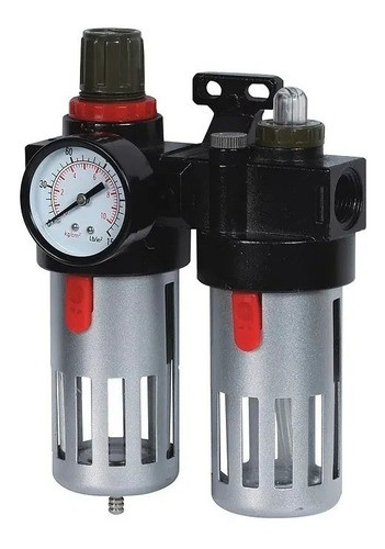 Filtro Regulador Aire Manometro 1/2'' Trampa Agua Lubricador 0
